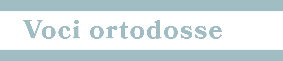 Voci ortodosse